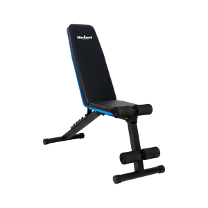 Ławka treningowa skośna z blokadą nóg REBEL ACTIVE