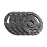 Zestaw obciążeń żeliwnych 4 x 1,25 kg, z uchwytami Rebel Active