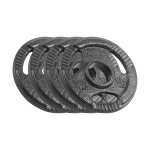 Obciążenie żeliwne olimpijskie zestaw 4 x 1,25 kg Rebel Active 