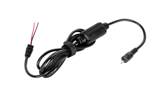 Wtyk prosty 2,5/0,6 (19V/2,1A) sieciowy z kablem do montażu Rebel