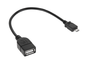 Kabel USB gniazdo A - wtyk micro USB 20cm