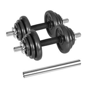 Hantle żeliwne regulowane w walizce, zestaw 20 kg Rebel Active