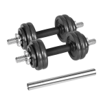 Hantle żeliwne regulowane w walizce, zestaw 15 kg Rebel Active 