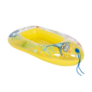 Łódka basenowa pompowana SUNCLUB żółta