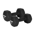 Hantelki żeliwne neoprenowe HEX 2x10 kg REBEL ACTIVE