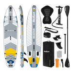 Deska SUP REBEL ACTIVE PRO RBA-4518 - zestaw 
