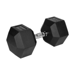 Hantel żeliwny gumowany HEX 35 kg Rebel Active