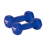 Hantelki żeliwne neoprenowe HEX 2x1,5 kg REBEL ACTIVE