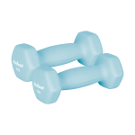 Hantelki żeliwne neoprenowe HEX 2x1 kg REBEL ACTIVE