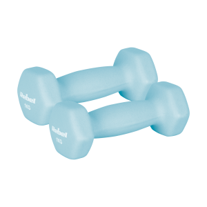 Hantelki żeliwne neoprenowe HEX 2x1 kg REBEL ACTIVE