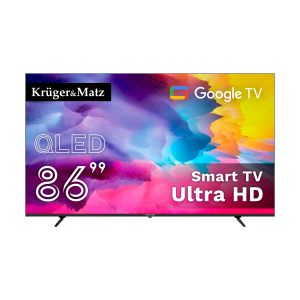 Telewizor smart TV QLED 86” Kruger&Matz z Google TV