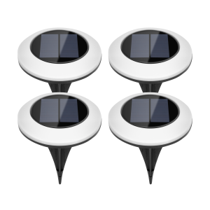 Lampa solarna ogrodowa wbijana gruntowa - 4 szt. 