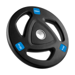 Obciążenie żeliwne gumowane 20 kg, otwór olimpijski 51 mm Rebel Active 