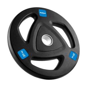 Obciążenie żeliwne gumowane 20 kg, otwór olimpijski 51 mm Rebel Active 