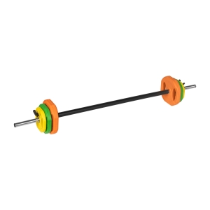 Sztanga składana z obciążeniem żeliwnym 20 kg Rebel Active