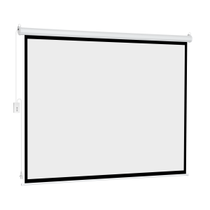 Ekran projekcyjny sufitowy z napędem elektrycznym Cabletech 200x150cm 