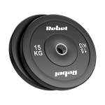 Obciążenie olimpijskie gumowane BUMPER zestaw 2x15 kg REBEL ACTIVE