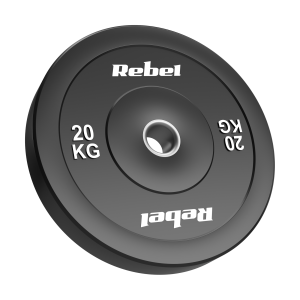 Obciążenie olimpijskie gumowane BUMPER 20 kg REBEL ACTIVE