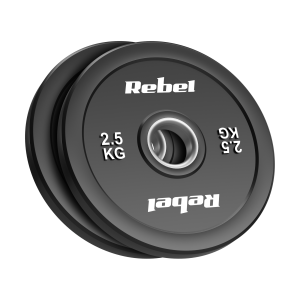 Obciążenie olimpijskie gumowane 2x 2,5 kg seria BEAST REBEL ACTIVE