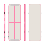 Ścieżka gimnastyczna, akrobatyczna Airtrack REBEL ACTIVE 300x100x10 - różowa