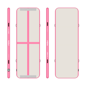 Ścieżka gimnastyczna, akrobatyczna Airtrack REBEL ACTIVE 300x100x10 - różowa