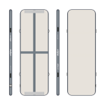 Ścieżka gimnastyczna, akrobatyczna Airtrack REBEL 300x100x10 - szara