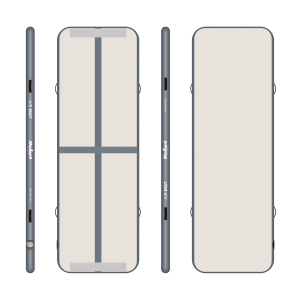 Ścieżka gimnastyczna, akrobatyczna Airtrack REBEL 300x100x10 - szara